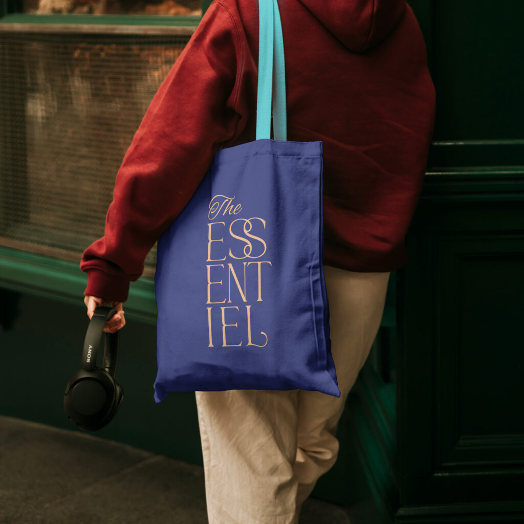 shoulder held tote bag mockup copie